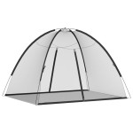 vidaXL Plasa țânțari Mongolia cu uși, 220 ochiuri negru 200x150x140 cm vidaXL Plasa țânțari Mongolia cu uși, 220 ochiuri negru 200x150x140 cm