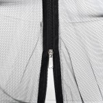 vidaXL Plasa țânțari Mongolia cu uși, 220 ochiuri negru 200x180x135 cm vidaXL Plasa țânțari Mongolia cu uși, 220 ochiuri negru 200x180x135 cm