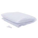 vidaXL Plasa de tantari pentru pat 220 ochiuri alb 56x56x220 cm vidaXL Plasa de tantari pentru pat 220 ochiuri alb 56x56x220 cm