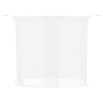 vidaXL Plasa de tantari suspendata 156 ochiuri alb 220x150x180 cm