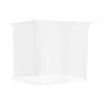 vidaXL Plasa de tantari suspendata 156 ochiuri alb 220x200x210 cm