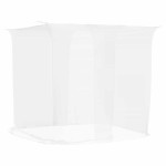 vidaXL Plasa de tantari suspendata 156 ochiuri alb 220x200x210 cm