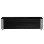 vidaXL Ramă pentru paleți, negru, 80x60 cm, lemn masiv de pin vidaXL Ramă pentru paleți, negru, 80x60 cm, lemn masiv de pin