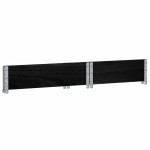 vidaXL Ramă pentru paleți, negru, 80x60 cm, lemn masiv de pin vidaXL Ramă pentru paleți, negru, 80x60 cm, lemn masiv de pin