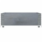 vidaXL Ramă pentru paleți, gri, 80x60 cm, lemn masiv de pin vidaXL Ramă pentru paleți, gri, 80x60 cm, lemn masiv de pin