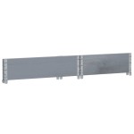 vidaXL Ramă pentru paleți, gri, 80x60 cm, lemn masiv de pin vidaXL Ramă pentru paleți, gri, 80x60 cm, lemn masiv de pin