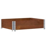 vidaXL Ramă pentru paleți, maro, 80x60 cm, lemn masiv de pin vidaXL Ramă pentru paleți, maro, 80x60 cm, lemn masiv de pin