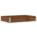vidaXL Ramă pentru paleți, maro, 120x80 cm, lemn masiv de pin vidaXL Ramă pentru paleți, maro, 120x80 cm, lemn masiv de pin