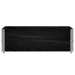 vidaXL Rame pentru paleți, 2 buc., negru, 120x80 cm, lemn masiv pin vidaXL Rame pentru paleți, 2 buc., negru, 120x80 cm, lemn masiv pin