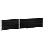 vidaXL Rame pentru paleți, 2 buc., negru, 120x80 cm, lemn masiv pin vidaXL Rame pentru paleți, 2 buc., negru, 120x80 cm, lemn masiv pin