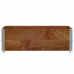 vidaXL Rame pentru paleți, 2 buc., maro, 120x80 cm, lemn masiv de pin vidaXL Rame pentru paleți, 2 buc., maro, 120x80 cm, lemn masiv de pin