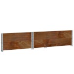 vidaXL Rame pentru paleți, 2 buc., maro, 120x80 cm, lemn masiv de pin vidaXL Rame pentru paleți, 2 buc., maro, 120x80 cm, lemn masiv de pin