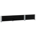 vidaXL Ramă pentru paleți, negru, 100x50 cm, lemn masiv de pin vidaXL Ramă pentru paleți, negru, 100x50 cm, lemn masiv de pin