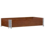vidaXL Ramă pentru paleți, maro, 100x50 cm, lemn masiv de pin vidaXL Ramă pentru paleți, maro, 100x50 cm, lemn masiv de pin