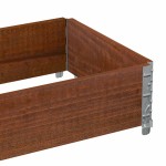 vidaXL Ramă pentru paleți, maro, 100x50 cm, lemn masiv de pin vidaXL Ramă pentru paleți, maro, 100x50 cm, lemn masiv de pin