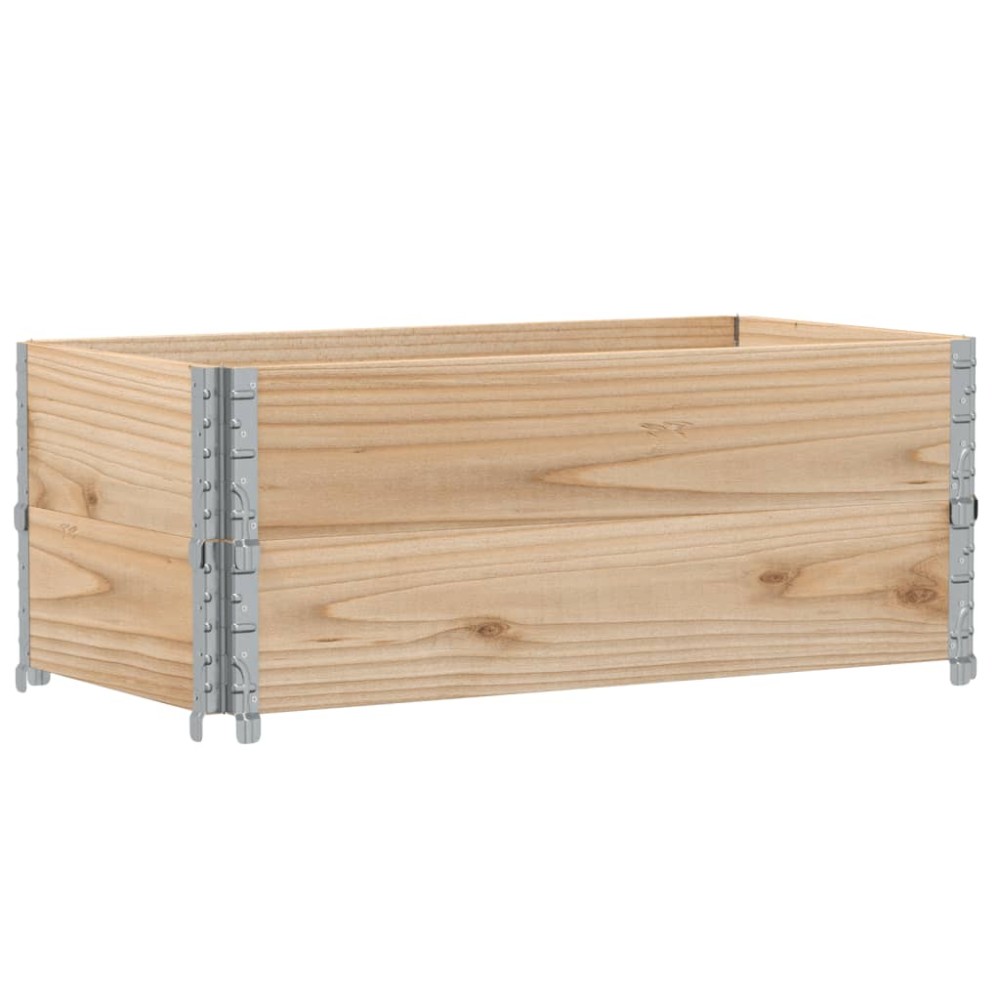 vidaXL Rame pentru paleți, 2 buc., 100x50 cm, lemn masiv de pin