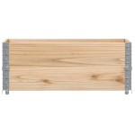 vidaXL Rame pentru paleți, 2 buc., 100x50 cm, lemn masiv de pin vidaXL Rame pentru paleți, 2 buc., 100x50 cm, lemn masiv de pin