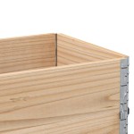 vidaXL Rame pentru paleți, 2 buc., 100x50 cm, lemn masiv de pin vidaXL Rame pentru paleți, 2 buc., 100x50 cm, lemn masiv de pin