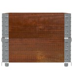 vidaXL Rame pentru paleți, 2 buc., maro, 100x50 cm, lemn masiv pin vidaXL Rame pentru paleți, 2 buc., maro, 100x50 cm, lemn masiv pin
