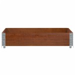 vidaXL Ramă pentru paleți, maro, 100x100 cm, lemn masiv pin vidaXL Ramă pentru paleți, maro, 100x100 cm, lemn masiv pin