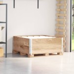 vidaXL Rame pentru paleți, 2 buc., 100x100 cm, lemn masiv de pin vidaXL Rame pentru paleți, 2 buc., 100x100 cm, lemn masiv de pin