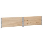 vidaXL Rame pentru paleți, 2 buc., 100x100 cm, lemn masiv de pin vidaXL Rame pentru paleți, 2 buc., 100x100 cm, lemn masiv de pin