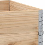 vidaXL Rame pentru paleți, 2 buc., 100x100 cm, lemn masiv de pin vidaXL Rame pentru paleți, 2 buc., 100x100 cm, lemn masiv de pin