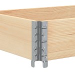 vidaXL Ramă pentru paleți, 150x50 cm, lemn masiv de pin vidaXL Ramă pentru paleți, 150x50 cm, lemn masiv de pin