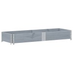vidaXL Ramă pentru paleți, gri, 150x50 cm, lemn masiv de pin vidaXL Ramă pentru paleți, gri, 150x50 cm, lemn masiv de pin