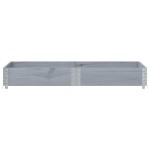 vidaXL Ramă pentru paleți, gri, 150x50 cm, lemn masiv de pin vidaXL Ramă pentru paleți, gri, 150x50 cm, lemn masiv de pin