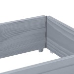 vidaXL Ramă pentru paleți, gri, 150x50 cm, lemn masiv de pin vidaXL Ramă pentru paleți, gri, 150x50 cm, lemn masiv de pin