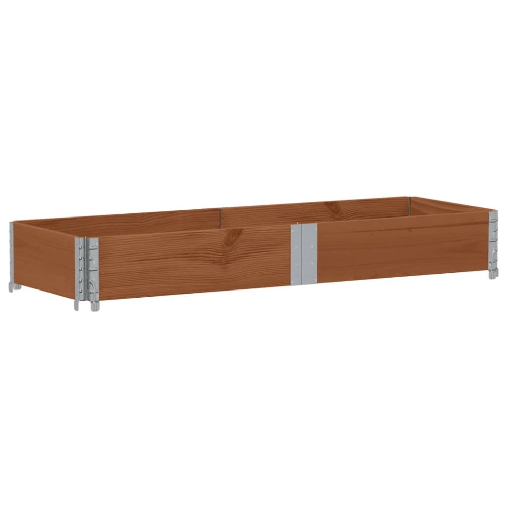 vidaXL Ramă pentru paleți, maro, 150x50 cm, lemn masiv de pin