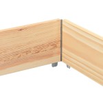 vidaXL Ramă pentru paleți, 150x100 cm, lemn masiv de pin vidaXL Ramă pentru paleți, 150x100 cm, lemn masiv de pin