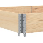 vidaXL Ramă pentru paleți, 150x100 cm, lemn masiv de pin vidaXL Ramă pentru paleți, 150x100 cm, lemn masiv de pin