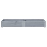 vidaXL Ramă pentru paleți, gri, 150x100 cm, lemn masiv pin vidaXL Ramă pentru paleți, gri, 150x100 cm, lemn masiv pin
