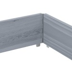 vidaXL Ramă pentru paleți, gri, 150x100 cm, lemn masiv pin vidaXL Ramă pentru paleți, gri, 150x100 cm, lemn masiv pin
