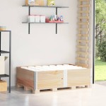 vidaXL Rame pentru paleți, 2 buc., 150x100 cm, lemn masiv de pin vidaXL Rame pentru paleți, 2 buc., 150x100 cm, lemn masiv de pin