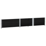 vidaXL Rame pentru paleți, 2 buc., negru, 150x100 cm, lemn masiv pin vidaXL Rame pentru paleți, 2 buc., negru, 150x100 cm, lemn masiv pin