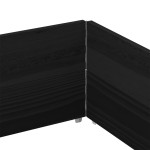 vidaXL Rame pentru paleți, 2 buc., negru, 150x100 cm, lemn masiv pin vidaXL Rame pentru paleți, 2 buc., negru, 150x100 cm, lemn masiv pin