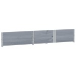 vidaXL Rame pentru paleți 2 buc. gri 150x100 cm lemn masiv de pin vidaXL Rame pentru paleți 2 buc. gri 150x100 cm lemn masiv de pin