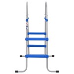 vidaXL Scară de piscină pentru piscină supraterană 84 cm oțel/ plastic