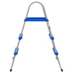 vidaXL Scară de piscină pentru piscină supraterană 84 cm oțel/ plastic