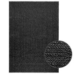 vidaXL Covor „ZIZUR” Antracit aspect iuta pentru interior și exterior vidaXL Covor „ZIZUR” Antracit aspect iuta pentru interior și exterior