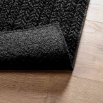 vidaXL Covor „ZIZUR” Antracit aspect iuta pentru interior și exterior vidaXL Covor „ZIZUR” Antracit aspect iuta pentru interior și exterior