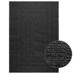 vidaXL Covor „ZIZUR” Antracit aspect iuta pentru interior și exterior vidaXL Covor „ZIZUR” Antracit aspect iuta pentru interior și exterior