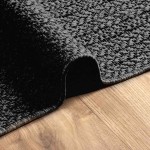 vidaXL Covor „ZIZUR” Antracit aspect iuta pentru interior și exterior vidaXL Covor „ZIZUR” Antracit aspect iuta pentru interior și exterior
