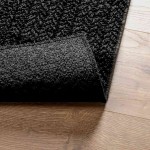 vidaXL Covor „ZIZUR” Antracit aspect iuta pentru interior și exterior vidaXL Covor „ZIZUR” Antracit aspect iuta pentru interior și exterior