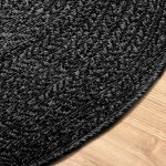 vidaXL Covor „ZIZUR” Antracit aspect iuta pentru interior și exterior vidaXL Covor „ZIZUR” Antracit aspect iuta pentru interior și exterior