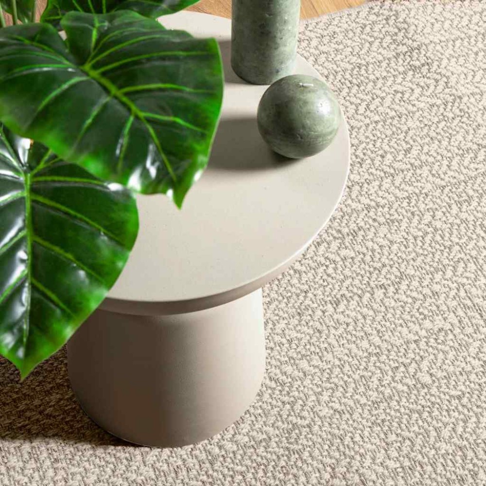 vidaXL Covor „ZIZUR” crem aspect iuta pentru interior și exterior