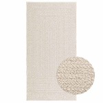 vidaXL Covor „ZIZUR” crem aspect iută pentru interior și exterior vidaXL Covor „ZIZUR” crem aspect iută pentru interior și exterior